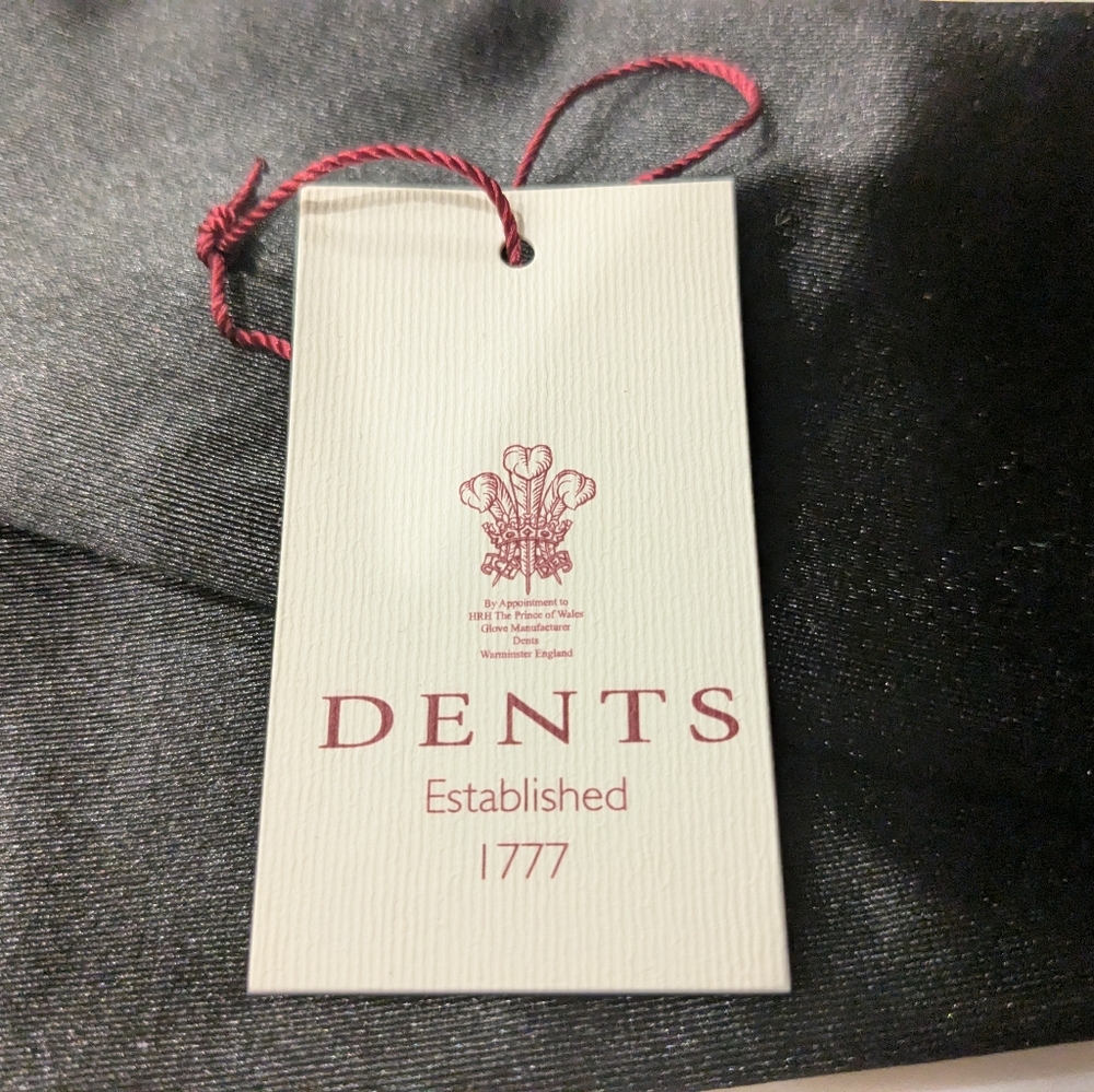 Dents Elegant Black Silk Opera Gloves - Picture 2 of 5